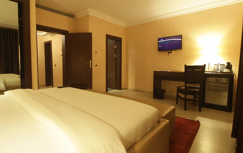 gold room has a beautiful view of Lagos city