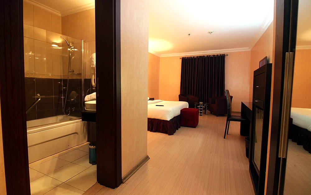 The silver plus room is spacious and bigger